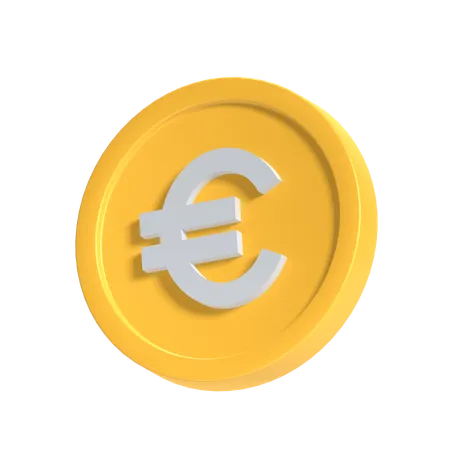 Euro  3D Icon