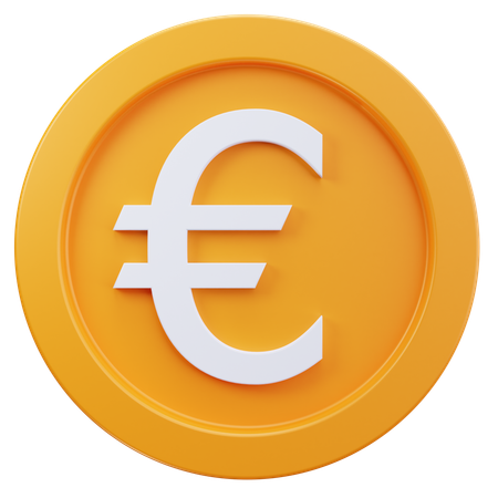 Euro  3D Icon