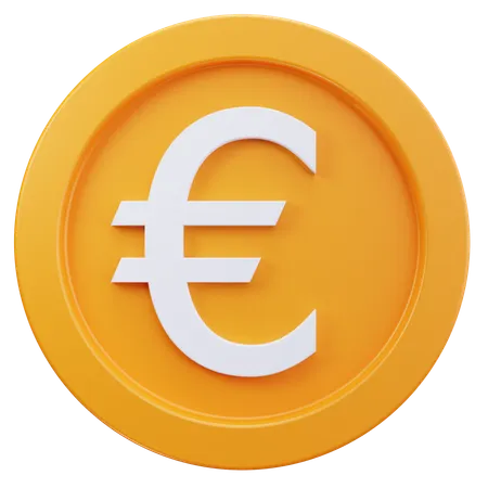 Euro  3D Icon