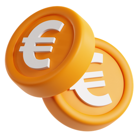 Euro  3D Icon