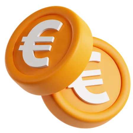 Euro  3D Icon