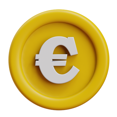 Euro  3D Icon