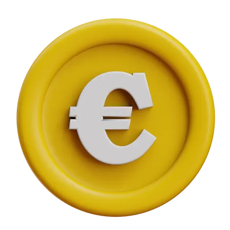 Euro  3D Icon