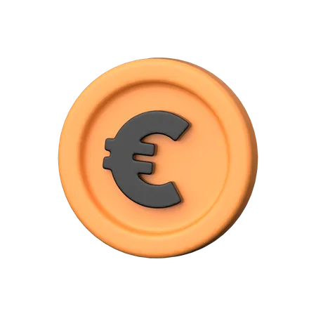 Euro  3D Icon