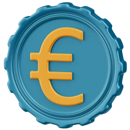 Euro  3D Icon