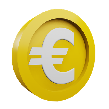 Euro  3D Icon