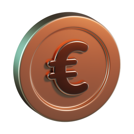 Euro  3D Icon