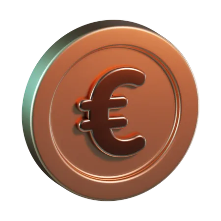 Euro  3D Icon