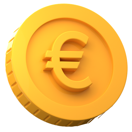 Euro  3D Icon