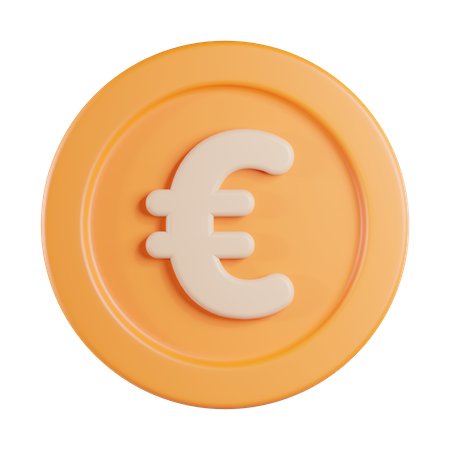 Euro  3D Icon