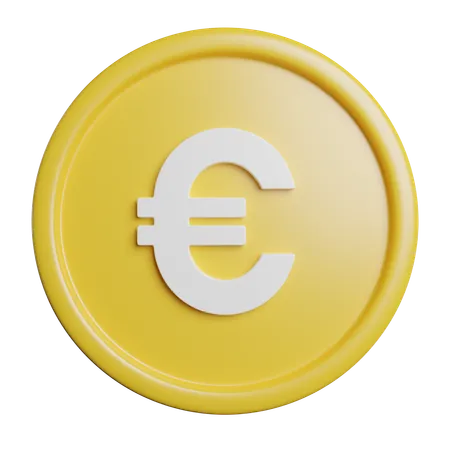 Euro  3D Icon