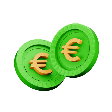 Euro  3D Icon