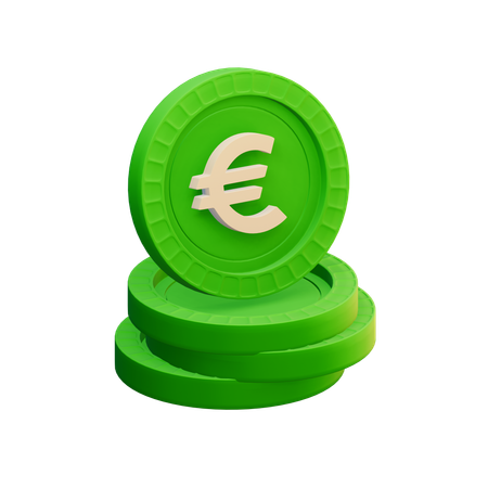 Euro  3D Icon