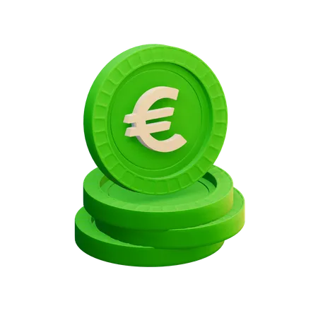 Euro  3D Icon