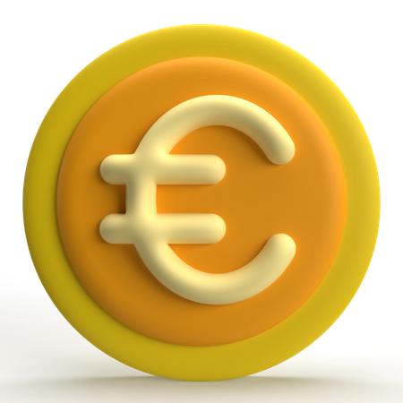 Euro  3D Icon