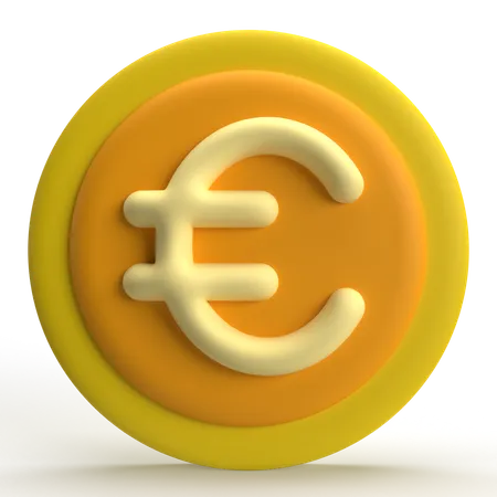 Euro  3D Icon