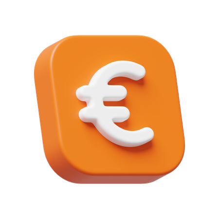 Euro  3D Icon