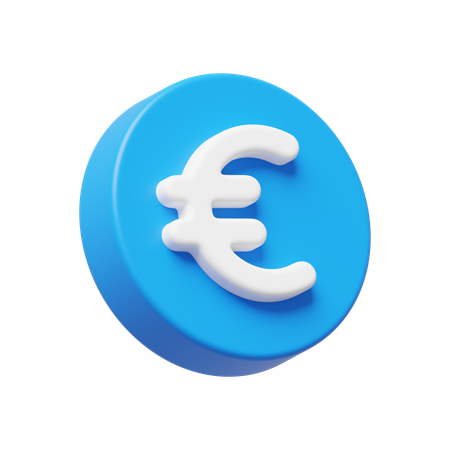 Euro  3D Icon