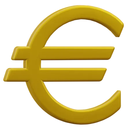 Euro  3D Icon