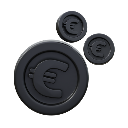 Euro  3D Icon