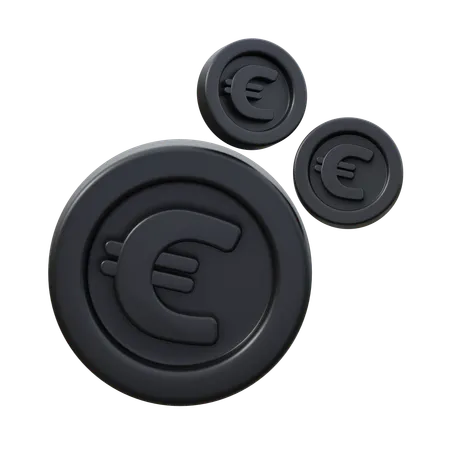 Euro  3D Icon