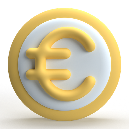 Euro  3D Icon