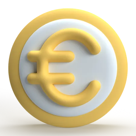 Euro  3D Icon