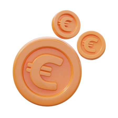 Euro  3D Icon