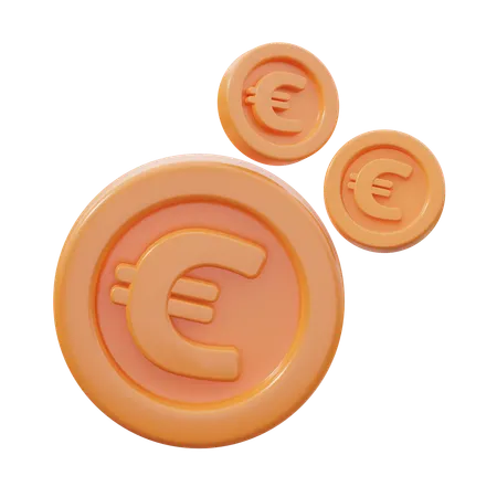Euro  3D Icon