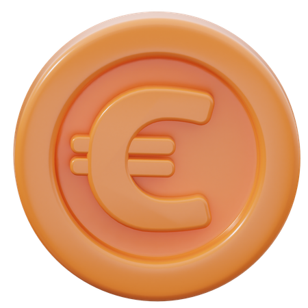 Euro  3D Icon