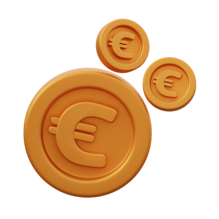 Euro  3D Icon