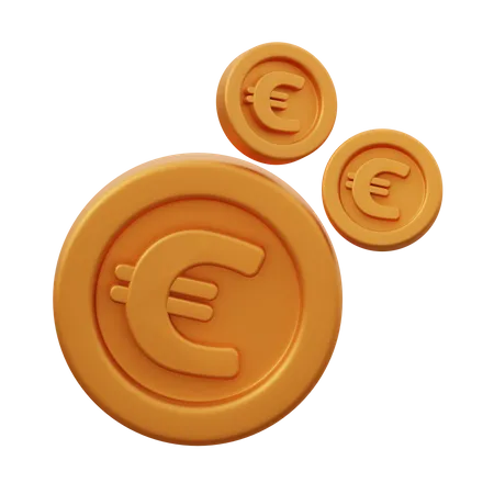 Euro  3D Icon