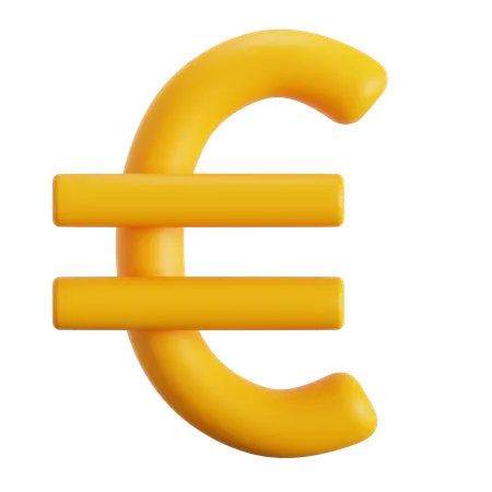 Euro  3D Icon