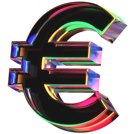 Euro  3D Icon