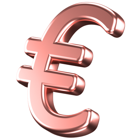 Euro  3D Icon