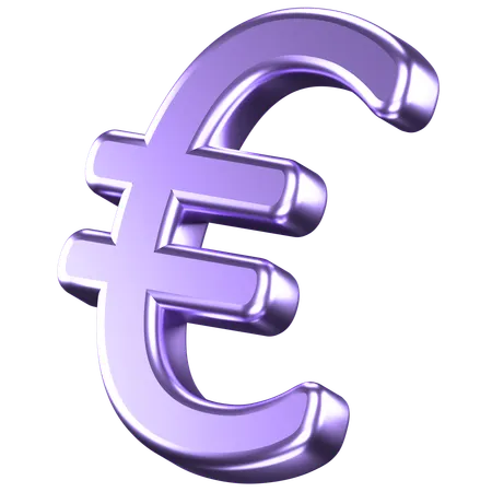 Euro  3D Icon