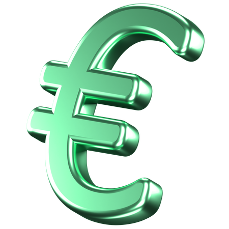 Euro  3D Icon