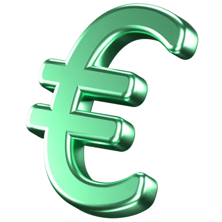 Euro  3D Icon