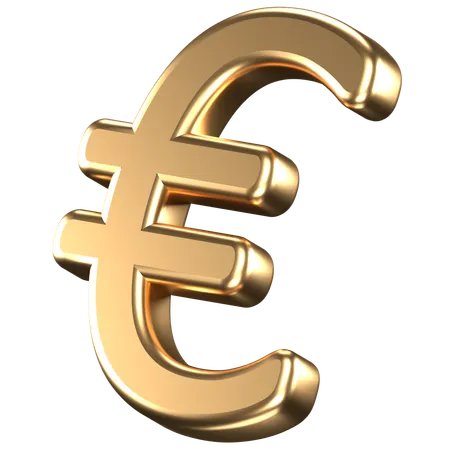 Euro  3D Icon