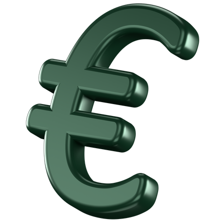 Euro  3D Icon