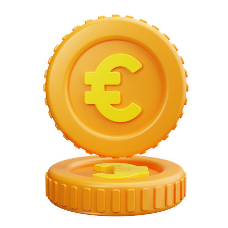 Euro  3D Icon