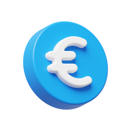 Euro  3D Icon