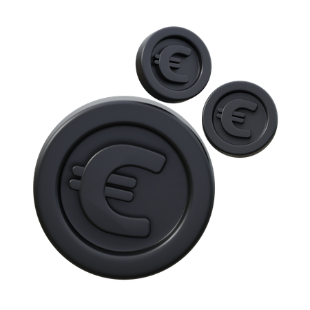 Euro  3D Icon