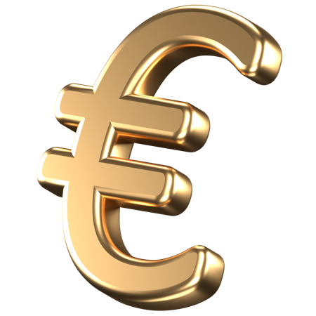 Euro  3D Icon