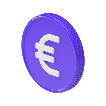 Euro  3D Icon