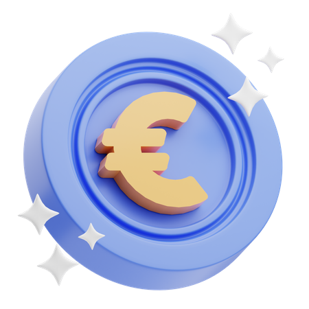 Euro  3D Icon