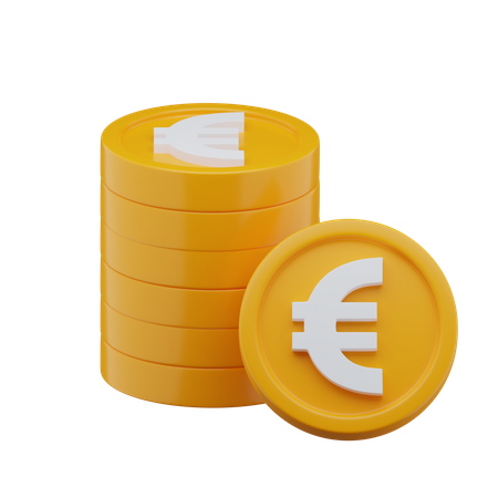 Euro  3D Icon