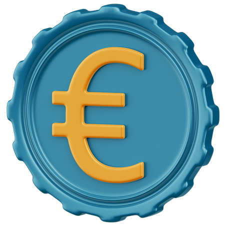 Euro  3D Icon