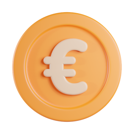 Euro  3D Icon
