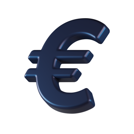 Euro  3D Icon